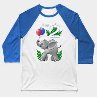 Elephant birthday shirt Baseball T-Shirt